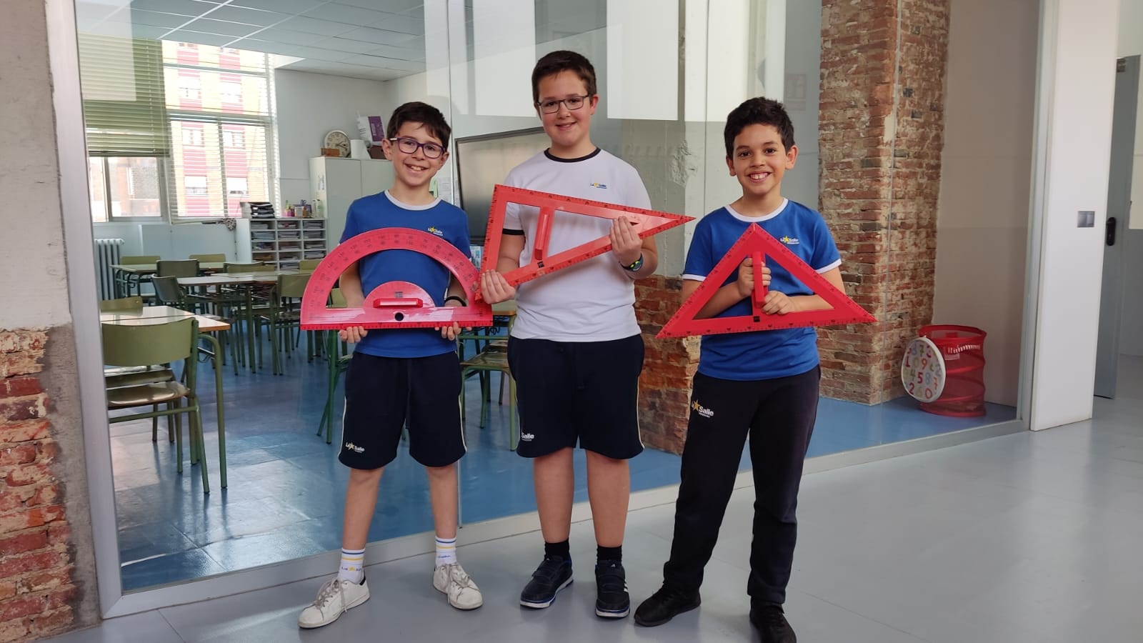 3 alumnos de 6º clasificados  en la olimpiada matemática para la fase de Castilla y León