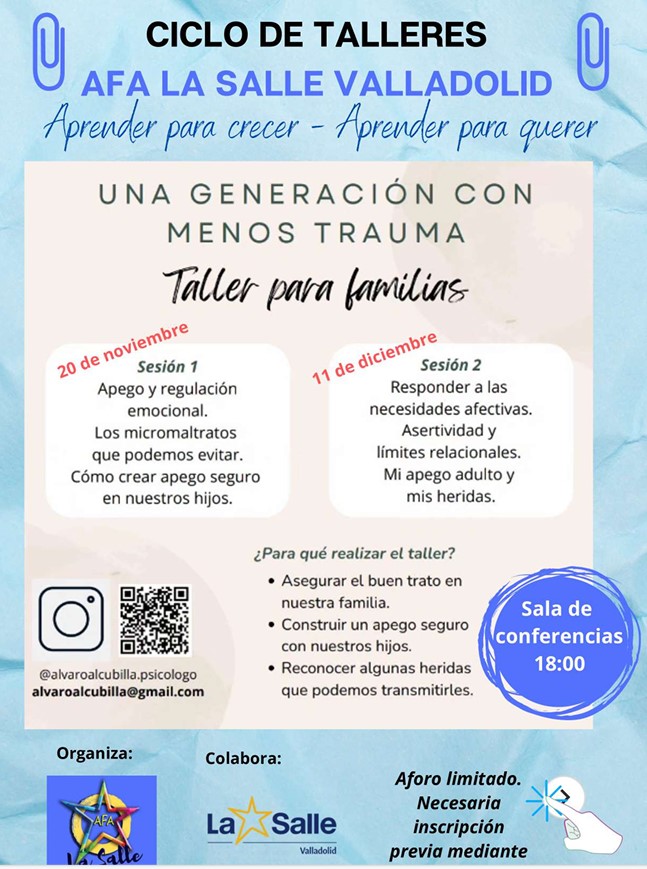 Una generación con menos trauma. ¡Apúntate!