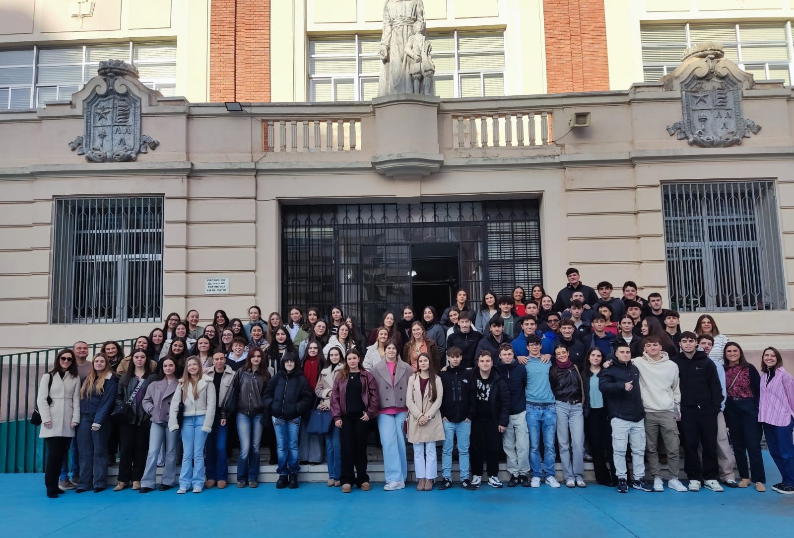 Visita de estudiantes de la Facultad de Educación de Valladolid a nuestro colegio