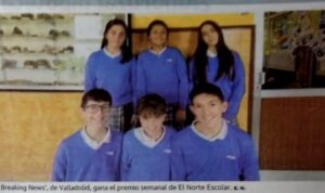 Alumnos de 2º de ESO ganan el concurso del Proyecto “Norte de Castilla Digital”
